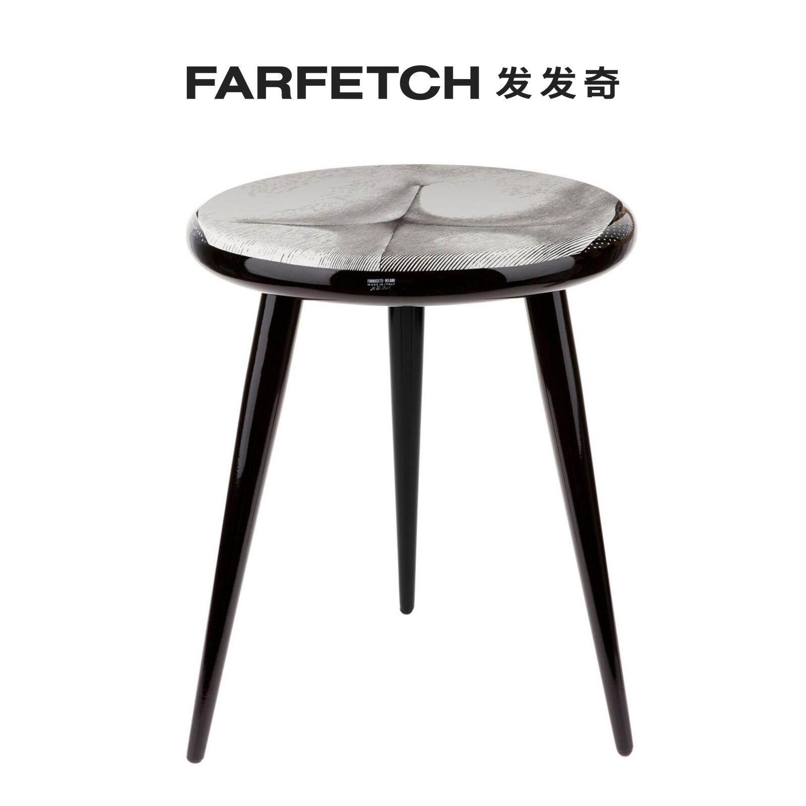 Fornasetti unisex Tergonomico illustration print three-legged chair FARFETCH Fafaqi