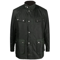 Barbour Mens Waxed Zip Jacket FARFETCH