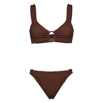 Hunza G Womens Hallie Seersucker Bikini Set FARFETCH