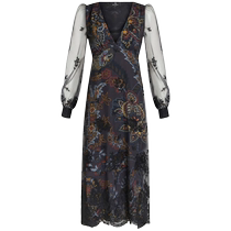 Etro womens long crepe de chine dress FARFETCH
