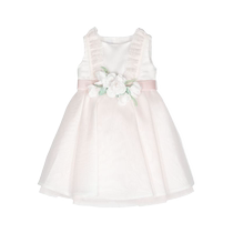 Colorichiari Childrens Floral Appliqué Umbrella Dress FARFETCH