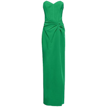 Marchesa Notte Womens Swirl Detail Straight Evening Gown FARFETCH