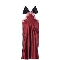 Fleur Du Mal Womens Lace Appliqué Hollow Slip Dress FARFETCH