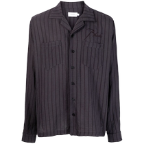 Rhude Mens Striped Cotton Shirt FARFETCH