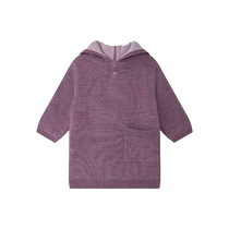 Bonpoint朋博湾童装Faburnou 连帽羊毛大衣FARFETCH发发奇