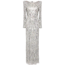 Jenny Packham Womens Avalon Sequin Embellished Dress FARFETCH