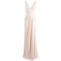 Marchesa Notte Womens Draped Back Maxi Gown FARFETCH