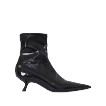 Anine Bing Womens Hilda Glossy Ankle Boots FARFETCH