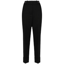 Peserico Womens Beaded Trim Twill Pants FARFETCH