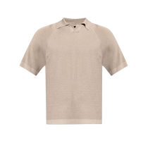 Giorgio Armani Armani mens mesh woven short-sleeved polo shirt FARFETCH