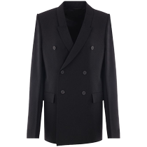 Rick Owens Womens Double Breasted Wool Blazer FARFETCH