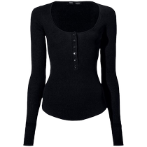 Proenza Schouler Womens Boyd Henley Knitted Top FARFETCH