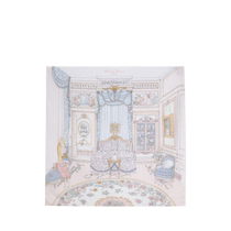 Atelier Choux Childrens French Bedroom Printed Throw and Bib Set (Two-Pack)