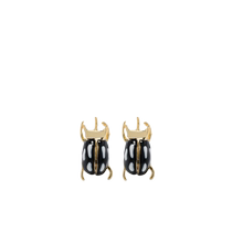 Bimba y Lola Womens Beetle Pattern Earrings FARFETCH