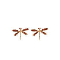 Oscar De La Renta Womens Dragonfly Crystal Earrings FARFETCH