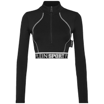 Plein Sport Womens Logo Bottom Cropped Top FARFETCH