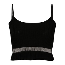 Pinko Womens Ribbed Knit Cropped Top FARFETCH