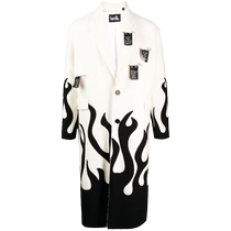 Haculla Mens Up In Flames Single-breasted Wool Jacket FARFETCH