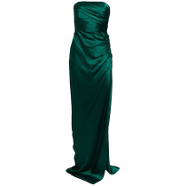 Michelle Mason Womens Off-Shoulder Gathered Silk Gown FARFETCH