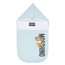 Moschino childrens teddy bear printed sleeping bag FARFETCH
