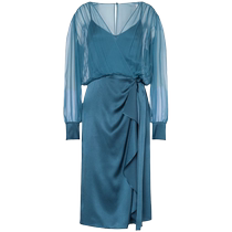 Alberta Ferretti womens translucent layered midi dress FARFETCH