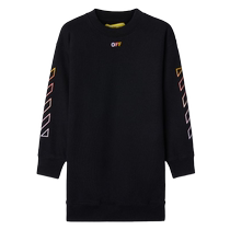 Final Sale]Off-White Kids childrens clothing arrow pattern printed cotton dress FARFETCH hair