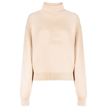 FEAR OF GOD ESSENTIALS womens logo embroidered turtleneck sweatshirt FARFETCH