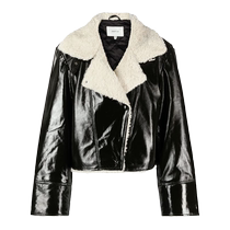 GESTUZ Womens YalouGZ Leather Jacket FARFETCH