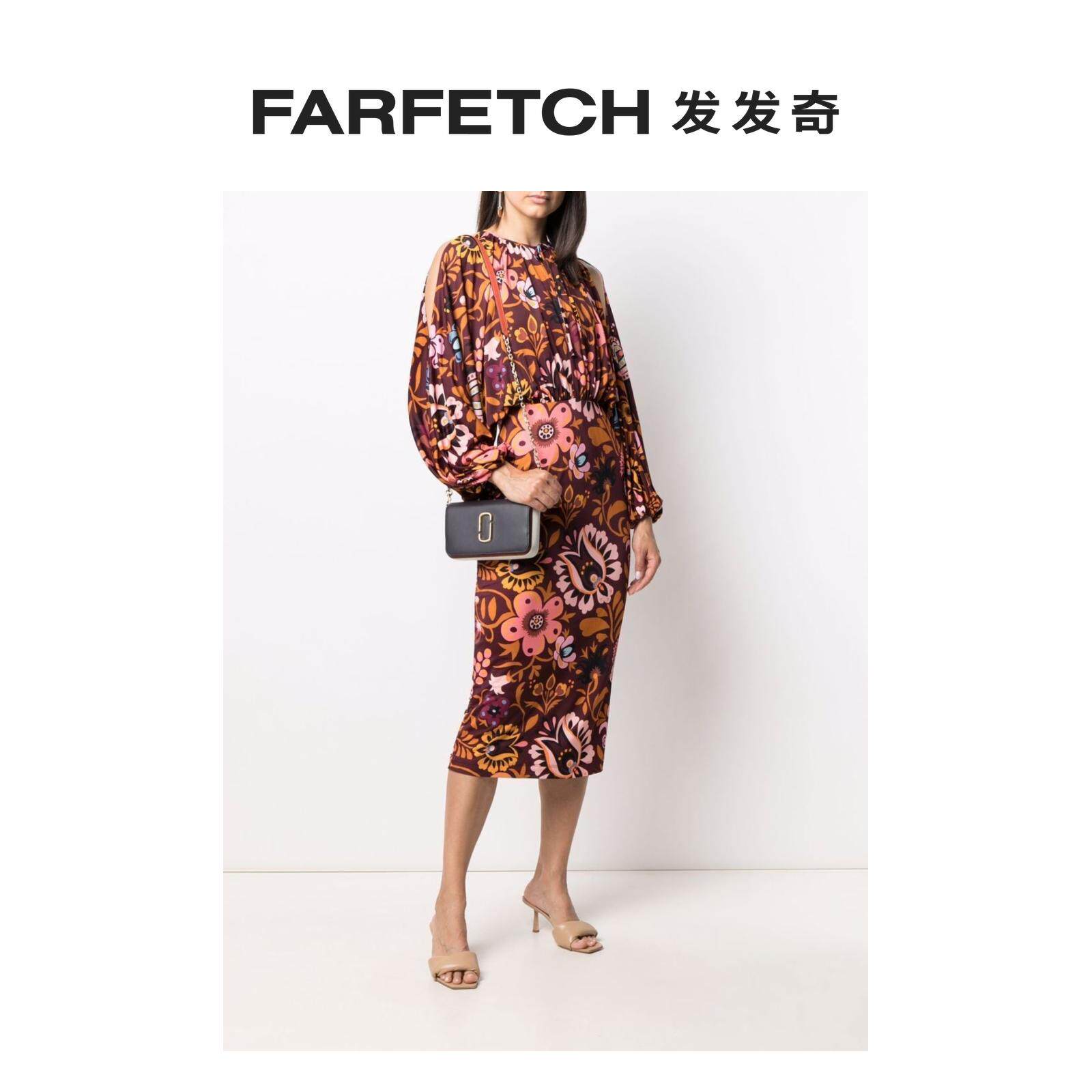 DOUBLE J LADY LONG SLEEVE FLOWER STRAIGHT BARREL TANDEM DRESS FARFETCH HAIR CHIC-TAOBAO