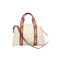 Chloe childrens clothing logo printed cotton mother and baby bag FARFETCH