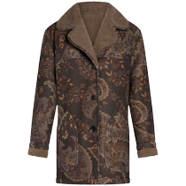 Etro Womens Paisley Printed Fur One-piece Jacket FARFETCH