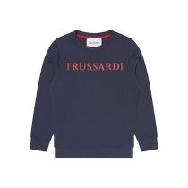TRUSSARDI JUNIOR childrens clothing logo printed cotton sweatshirt FARFETCH