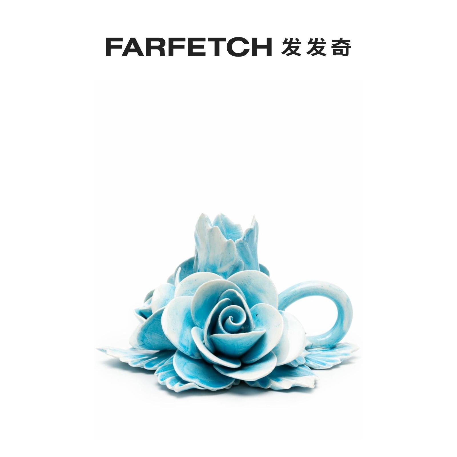 BITOSSI UNIVERSAL FLOWER PATTERN CERAMIC CANDLESTICK FARFETCH Fat Chic-Taobao