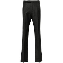 Thom Browne Mens Pinstripe Wool Trousers FARFETCH