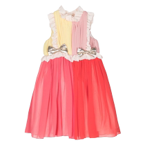 Hucklebones London Kids Bow Detailed Pleated Midi Dress FARFETCH