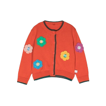 Stella Mccartney childrens floral appliqué knitted cardigan FARFETCH