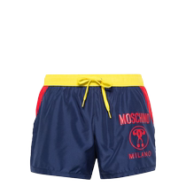 Moschino mens logo printed swimming trunks FARFETCH