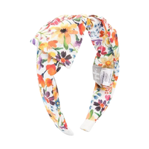 Final Sale]Il Gufo Childrens Clothes Floral Printed Cotton Headband FARFETCH