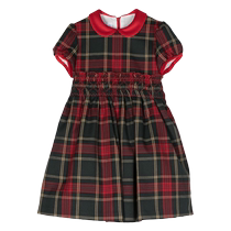 Colorichiari Childrens Bow Detail Check Pattern Dress FARFETCH