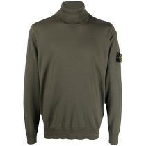 Stone Island Mens Virgin Wool Turtleneck Sweater FARFETCH