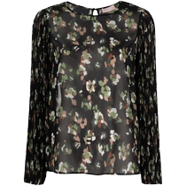 Lady Liu Jos camouflage printed long sleeve hooded FARTCH hair chic