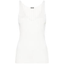 Ms. Joseph Ribbed tank topFARFETCH Fitted Chic