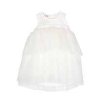 Miss Blumarine childrens sequined logo layered tulle dress FARFETCH