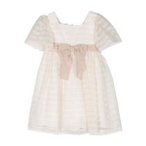 Patachou childrens tulle layered bow detail dress FARFETCH