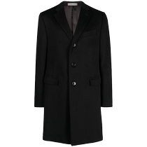 Corneliani mens single-breasted wool coat FARFETCH