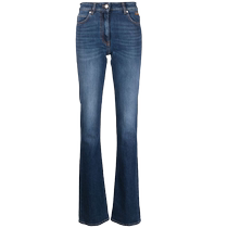 Ms msgm High waist to build with microlao jeans FARFETCH Fat Chic