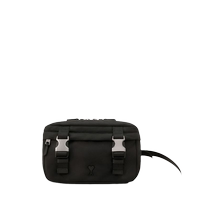 Ami Paris unisex Ami De Coeur buckle detail toiletry bag FARFETCH