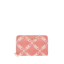 Michael Michael Kors womens logo jacquard wallet FARFETCH