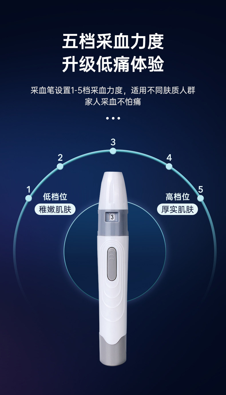 小糖医 A601 医用血糖测试仪 50套耗材 图10