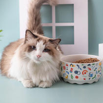 Cat rice bowl automatic water dispenser constant temperature ceramic water fountain pet bowl water feeding dog bowl water basin mobile water dispenser